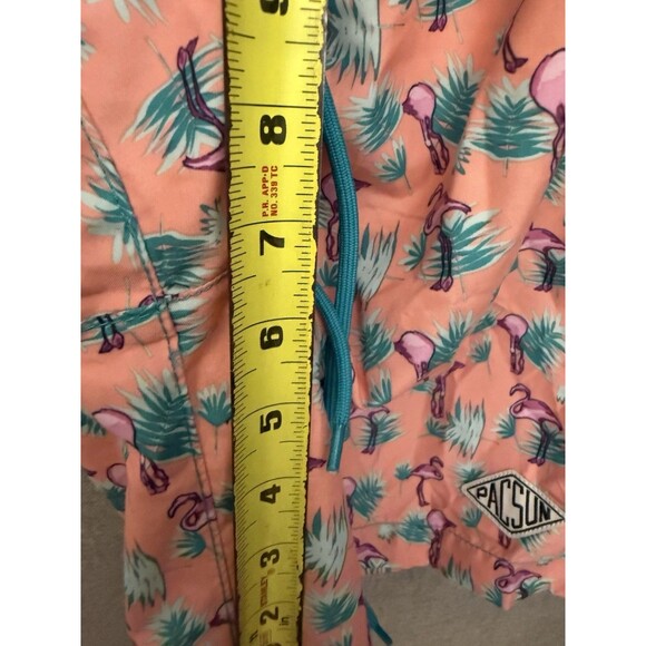 Men’s medium M  PacSun Peach flamingo swim shorts trunks - Picture 5 of 7